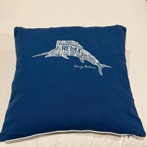 Tommy Bahama Navy Marlin Accent Pillow